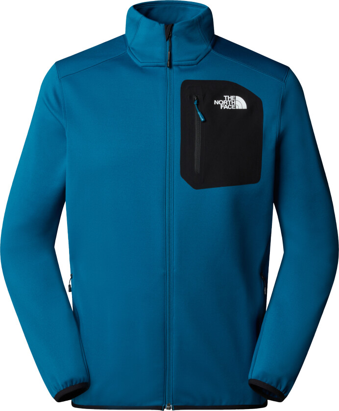 Men's Crest Full-Zip Fleece Mineral Ink/TNF Black