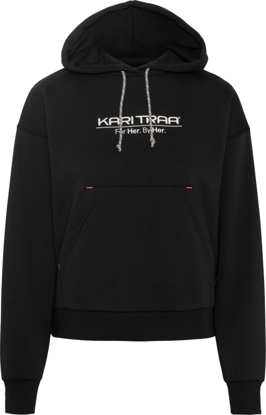 Women's Anelie Logo Hood Black
