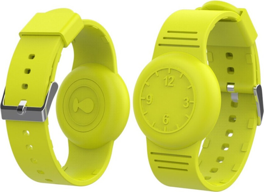 Apple AirTag Silikonrem – Neongrønn