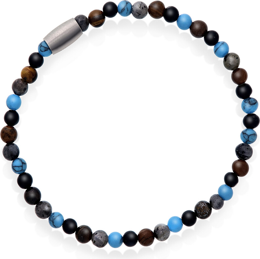 Jax armbånd i stål med stener