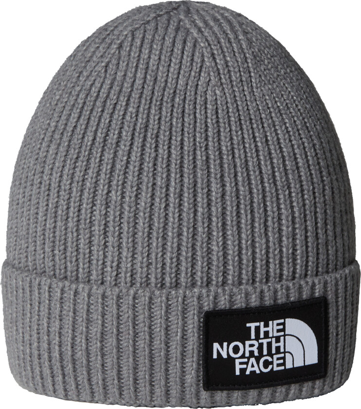 Bilde av Kids' TNF Logo Box Cuffed Beanie TNF Medium Grey Heather
