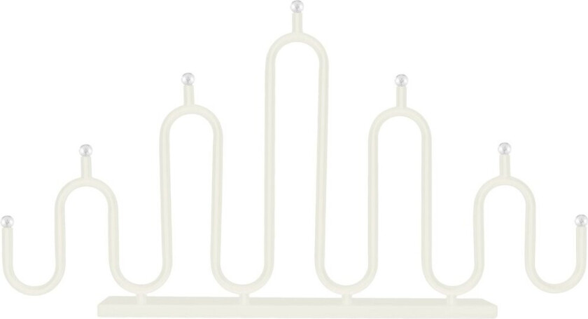 Noel 7 adventslysestake Elfenbenshvit