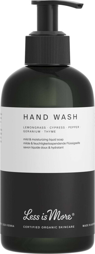 Less Is More Organic Hand Wash Lemongrass 250 ml