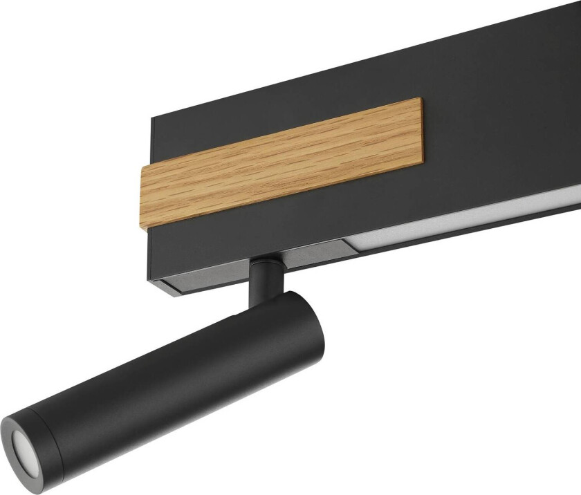 LED-downlight Streamline, lengde 60 cm, svart, 2 lyskilder, 20 W, 200 lm, 120°