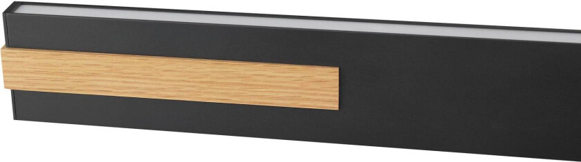 LED-hengelampe Streamline, lengde 130 cm, svart, metall