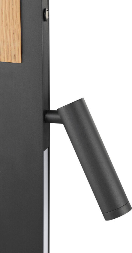 LED-gulvlampe Streamline, høyde 145 cm, svart, leselampe