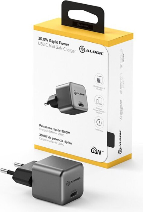 - Rapid Power 30W GaN Charger