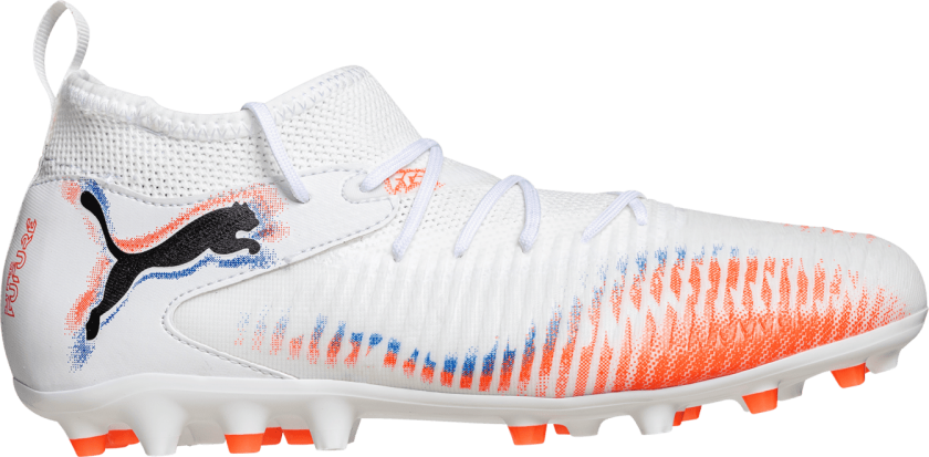 FUTURE 8 Match MG, fotballsko gress og kunstgress, junior Puma White-Puma Blac