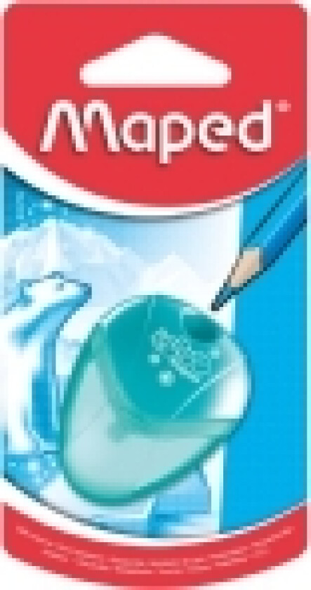 634754, Manuell blyantspisser, Turkis, 65 mm, 27 mm, 125 mm, Blister