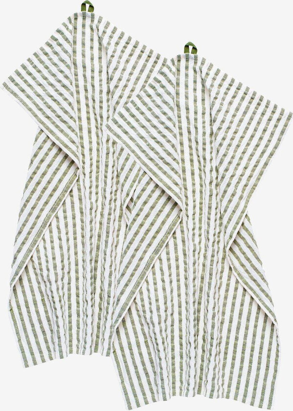 Kjøkkenhåndkle Agata 2P, Grønn