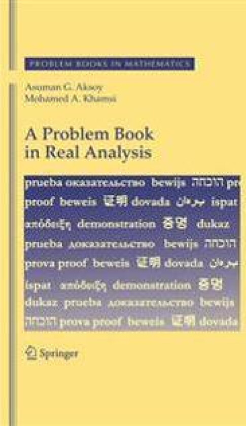 A Problem Book in Real Analysis