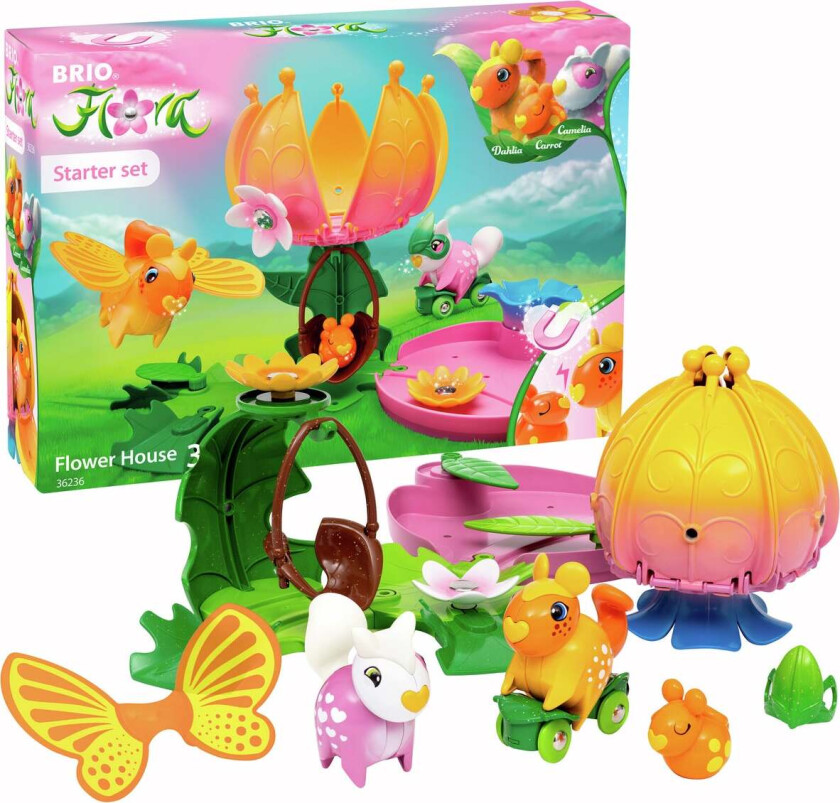Bilde av Flora 36236 Lekesett Blomsterhus - Dyr