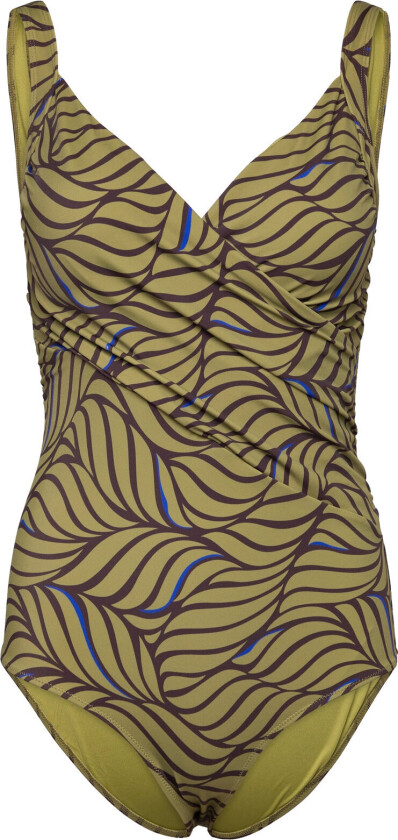 Rivero Wirefree Covering T-Shirt Swimsuit Badedrakt Badetøy Green Femilet