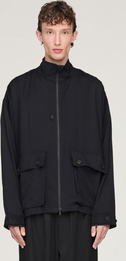 Y-3 Rayon Twill Zip Overdel