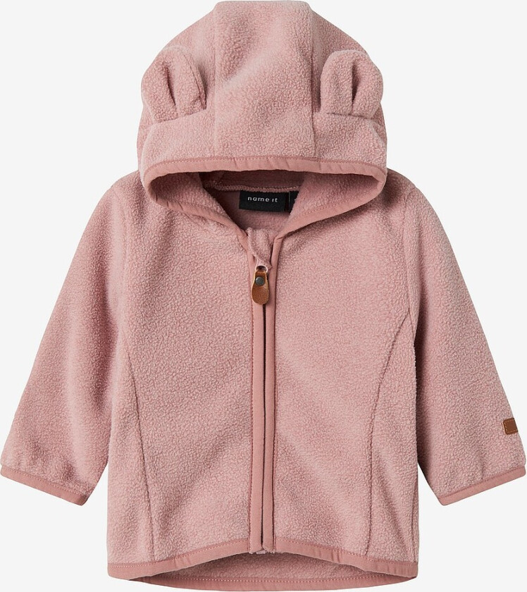 Jakke nbnMeeko Fleece Melange - Rosa