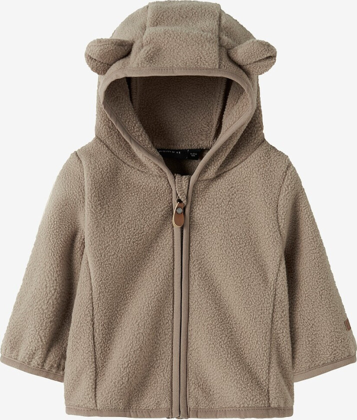 Jakke nbnMeeko Fleece Melange - Brun