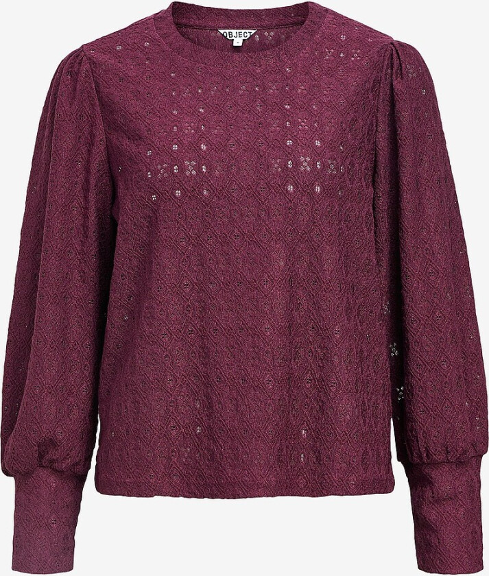 Topp objLaila L/s RE - Rød