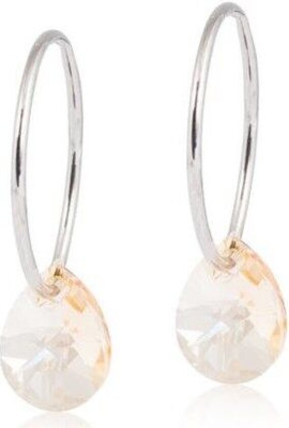 Natural Titanium 14 mm Drop Golden Shadow