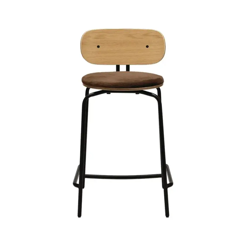 Curious lav barkrakk eik/svart Teddy Brown