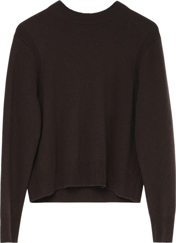 Alma Sweater Genser Mørkebrun brun female M