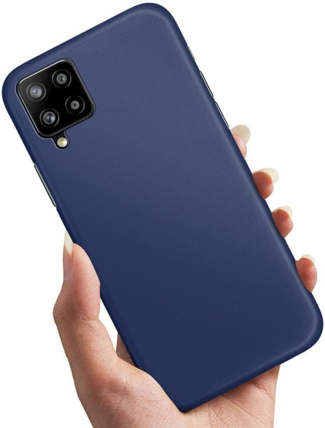 Samsung Galaxy A12 - Deksel/Mobildeksel Mørkblå