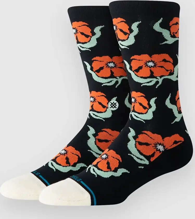 Broadcast Floral Crew Socks mønster