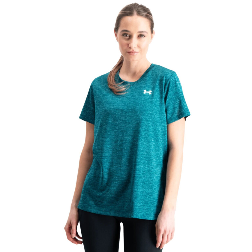 Tech Short Sleeve – Twist, t-skjorte, dame Hydro Teal /  / Whit