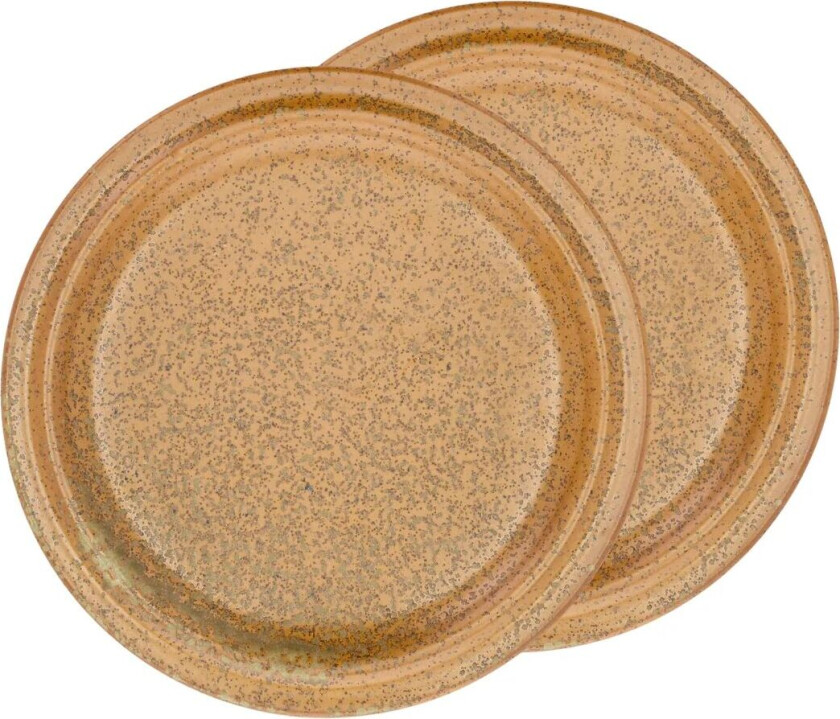 Evig lunsjtallerken Ø 20 cm 2-pakning Amber