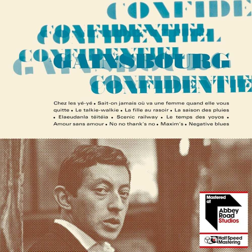 Serge Gainsbourg Confidentiel LP/Vinyl