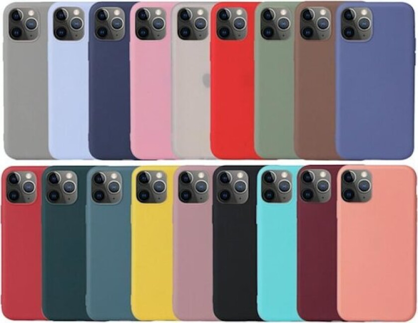 iPhone 12 / 12 Pro - Matt TPU-deksel