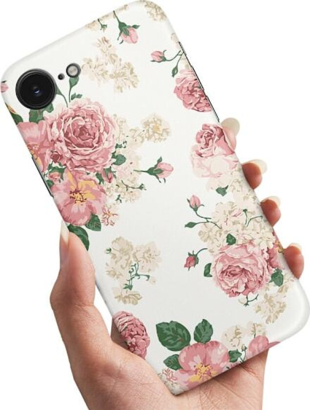 iPhone 16e - Deksel/Mobildeksel Retro Blomster