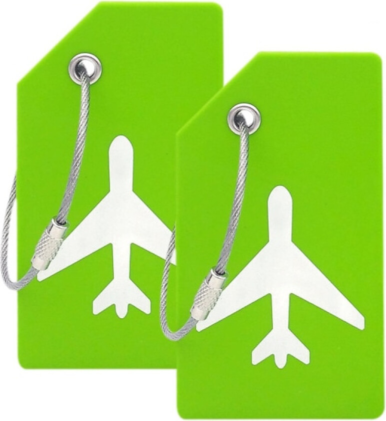 IC Silikonbagasje-etikett med navn-ID-kort, perfekt for rask identifisering