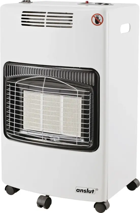Gassovn 4,1 + 1,8 kW 42x37x73 cm