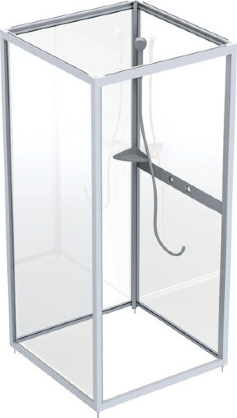 Shower Next NK dusjkabinett overdel, 80x80 cm, klar styren