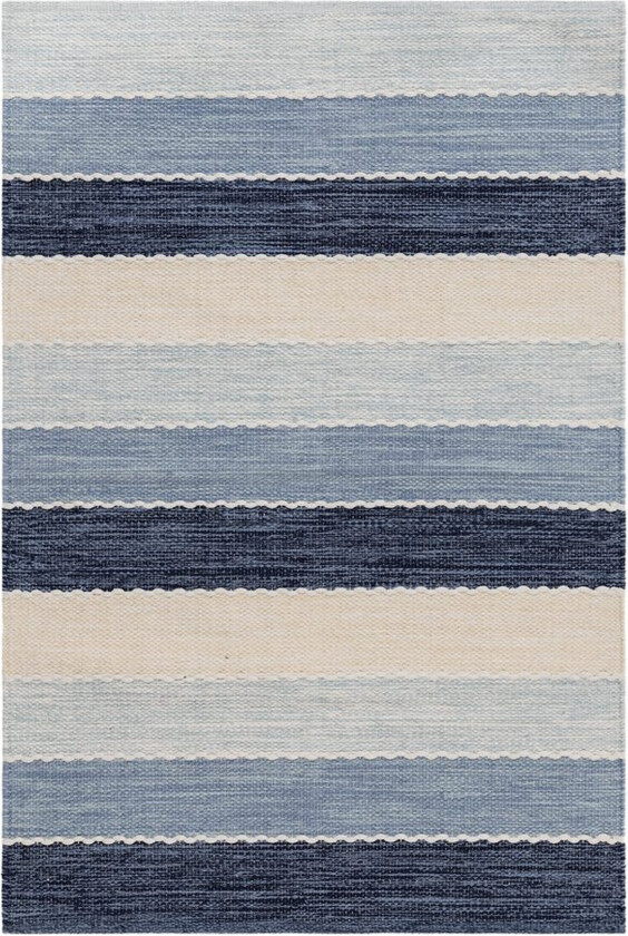 Garnteppe Båstad - 160x230 cm, Blå