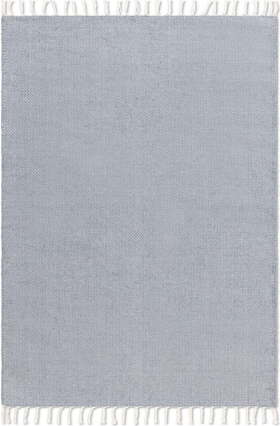 Garnteppe Line - 130x190 cm, Dueblå