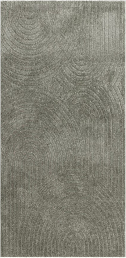 Maskinvevd teppe Genova Zen - 80x250 cm, Grønn