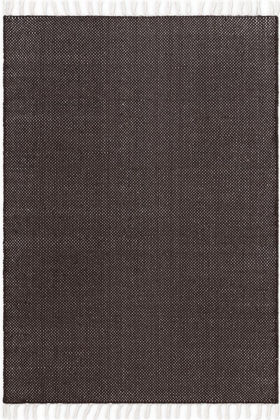 Garnteppe Line - 200x300 cm, Sjokolade