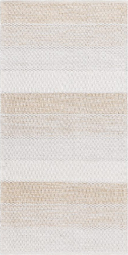 Garnteppe Båstad - 75x220 cm, Krem
