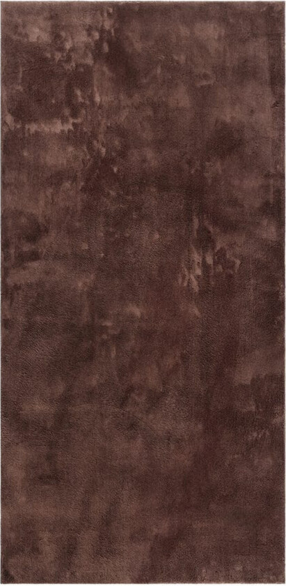 Vaskbart teppe Soft - 80x230 cm, Sjokolade