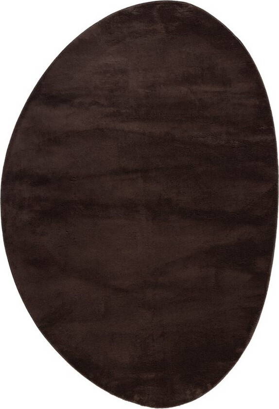 Vaskbart teppe Soft Shape - 200x290 cm, Sjokolade