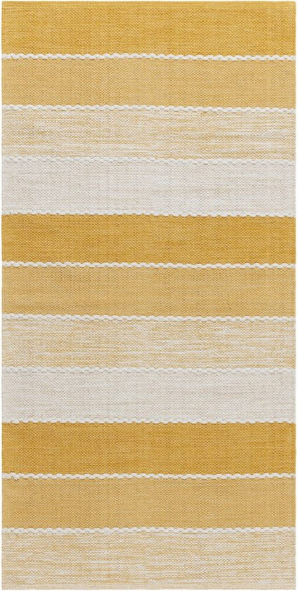 Garnteppe Båstad - 75x280 cm, Gul