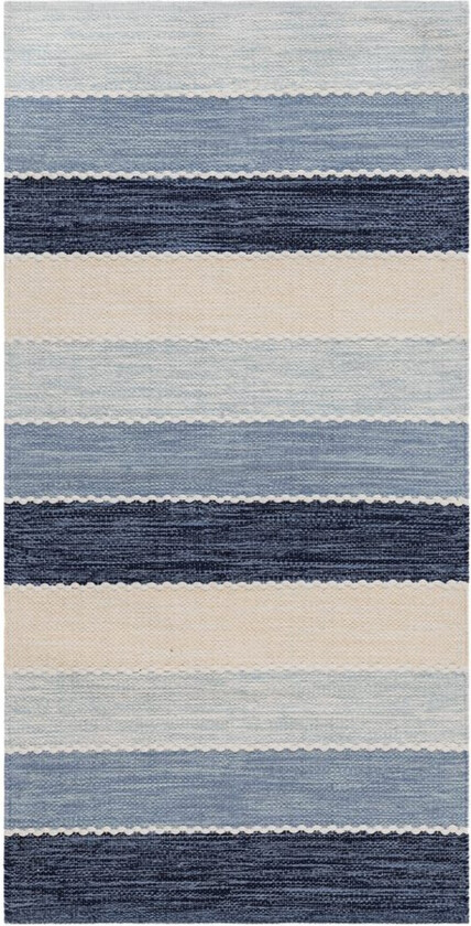 Garnteppe Båstad - 75x220 cm, Blå