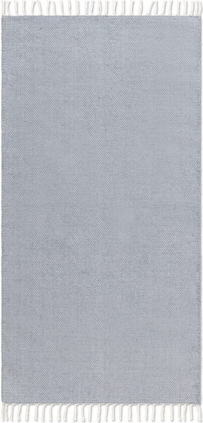 Garnteppe Line - 75x220 cm, Dueblå