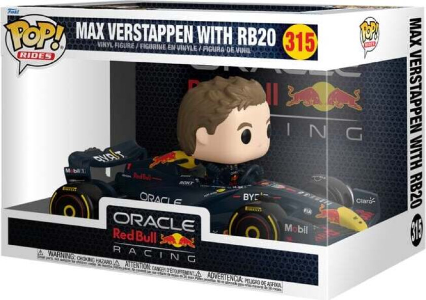 Max Verstappen with RB20 (Pop Rides! Super Deluxe) Vinylfigur 315 - Funko Pop! - Funko Shop Europe