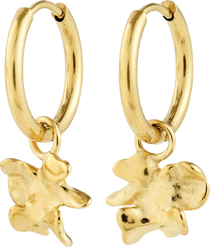 TIMBER øreringer gullbelagt