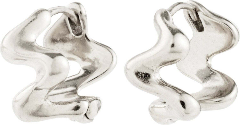 AIKO øreringer sølvbelagt