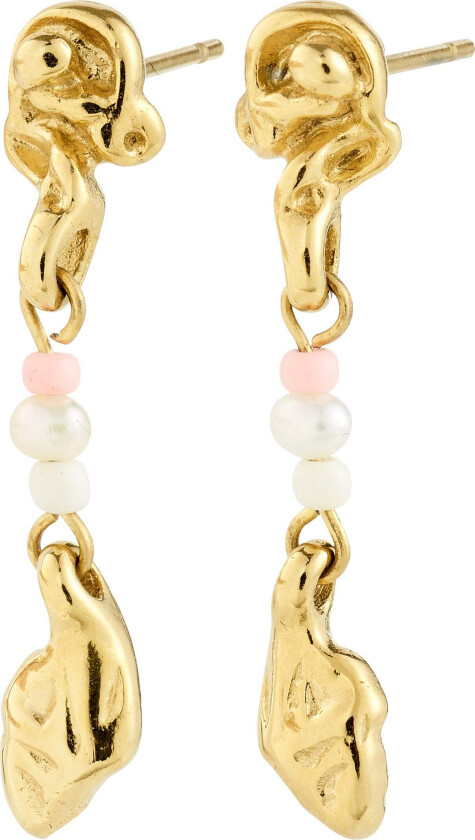 SEQUOIA øreringer gullbelagt