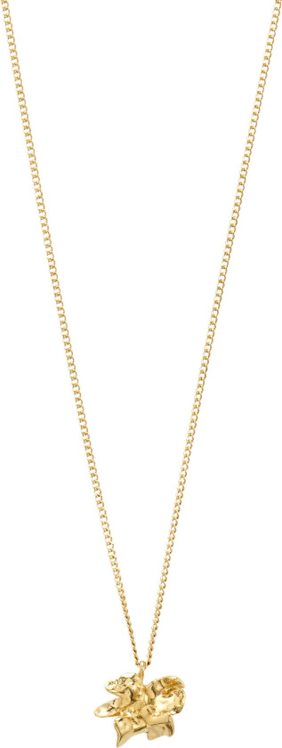 TIMBER halskjede gullbelagt