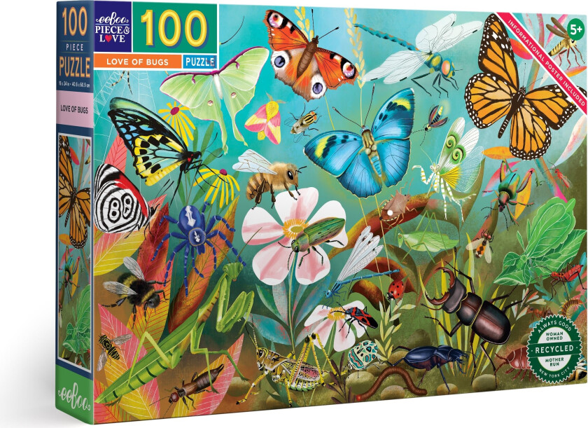 EEBOOP - Puzzle 100 pcs - Love of Bugs - (EPZLVB)